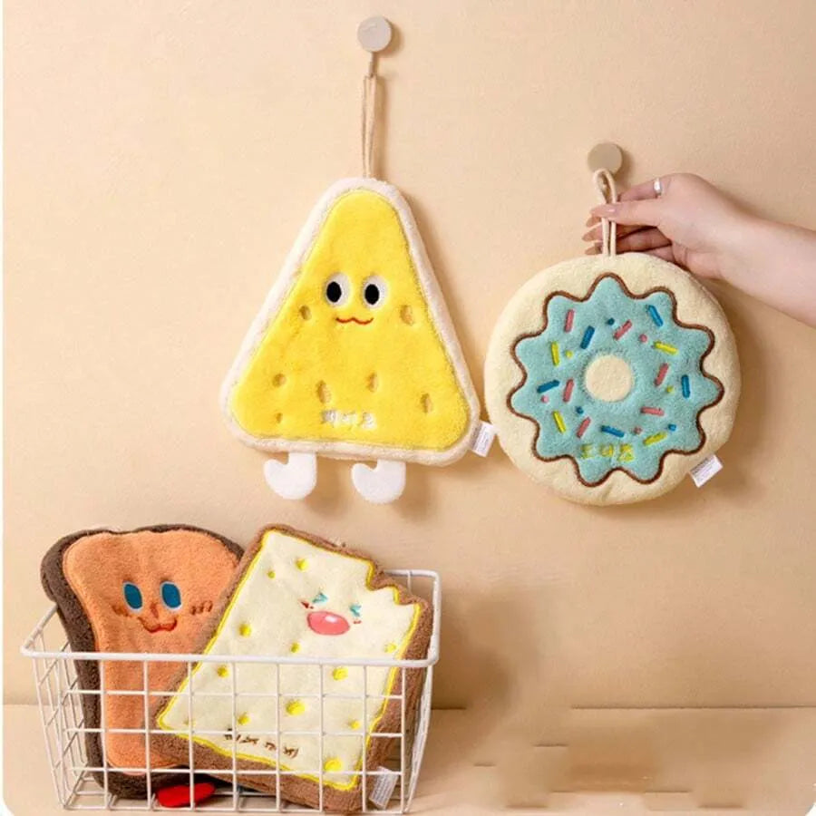 Cute Cartoon Hand Towel Hanging Kitchen Hand Wipe Cosmia.pk