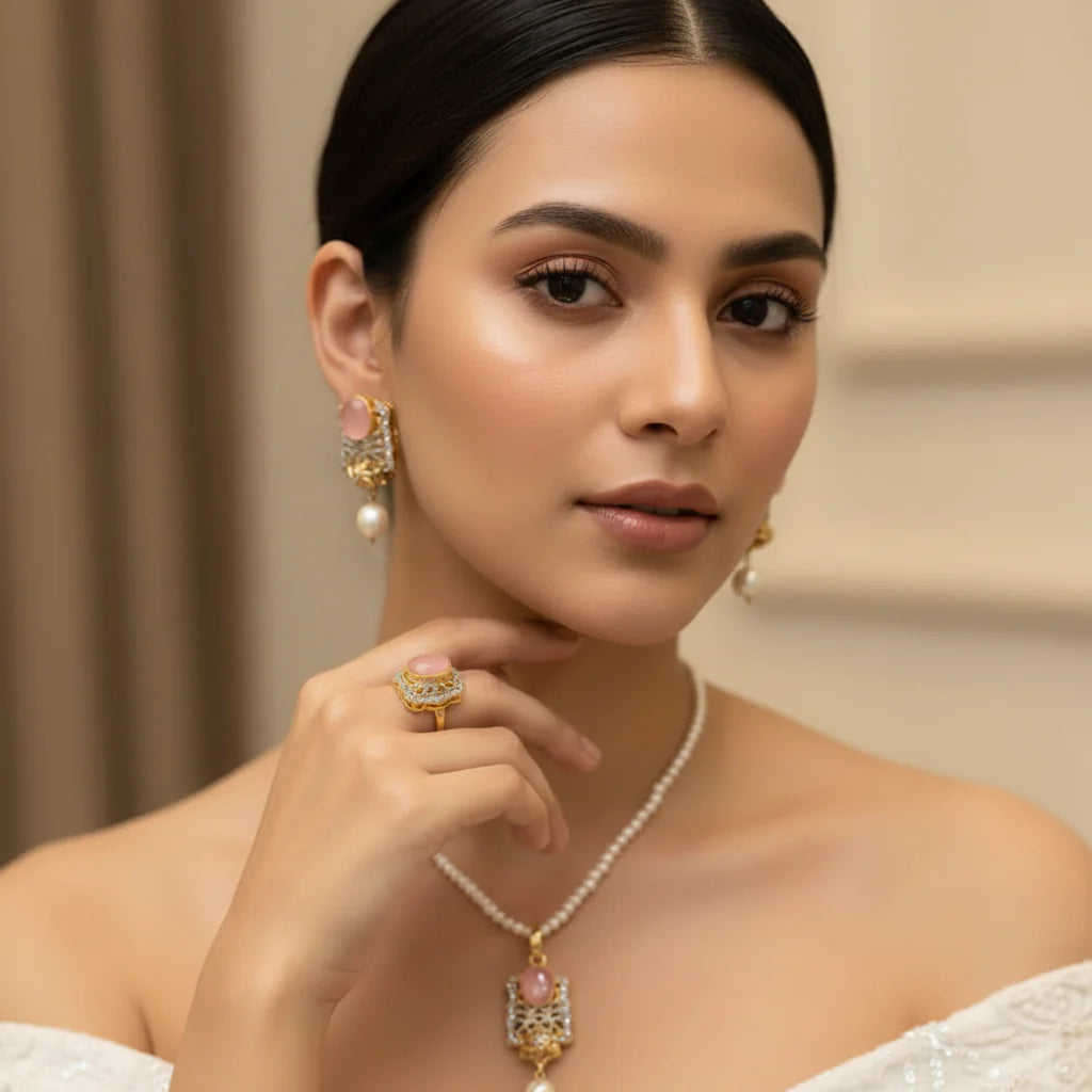 Turkish Locked Jewelry Set for Women Cosmia