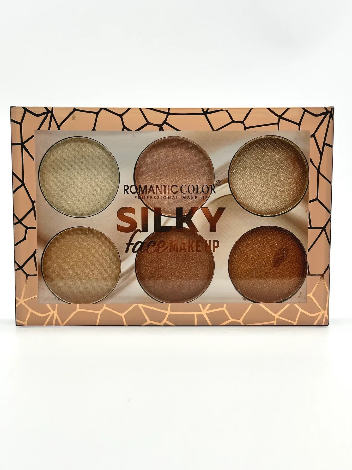 ROMANTIC SILKY 6 Color Highlighter Palette ROMANTIC SILKY