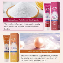 KORMESIC natural whitening organic Pearl Orange Whitening tooth paste - 100g KORMESIC