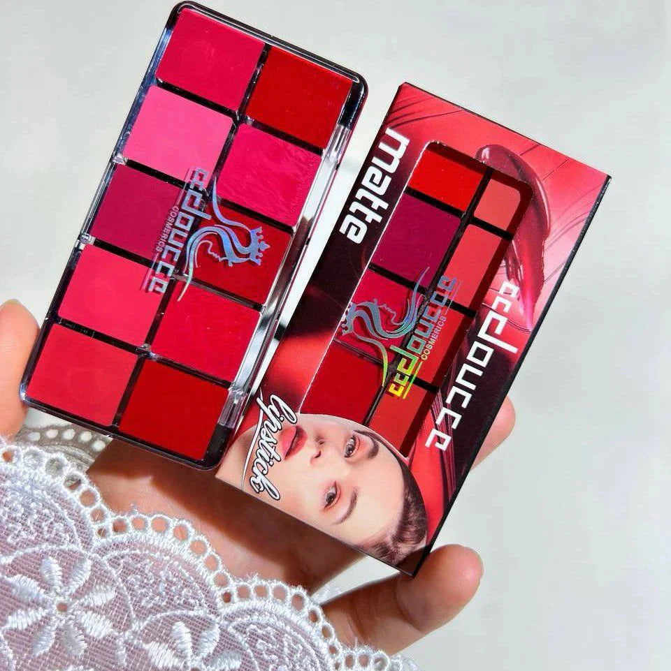 Cecloucce 10 Color Matte Lipstick Palettes Cecloucce