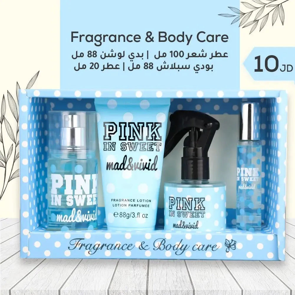 Pink In Sweet Mad & Vivid Fragrance and Body Care Gift Set Pink In Sweet