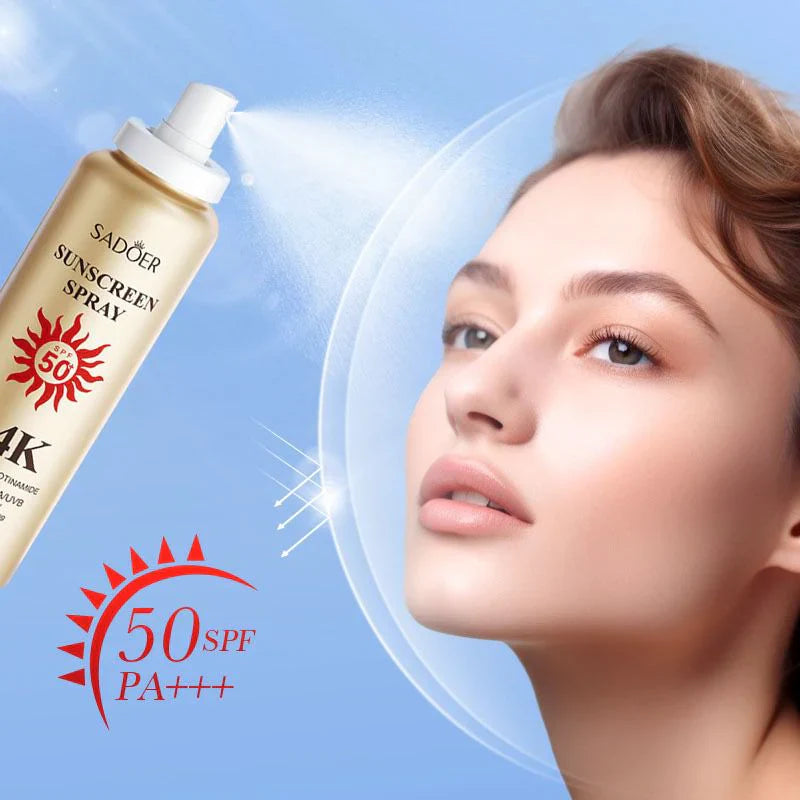 Sadoer Sunscreen Spray SPF 50 24K Gold – 150ml Sadoer