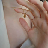 Stainless Steel Rain Drop Chain Locket