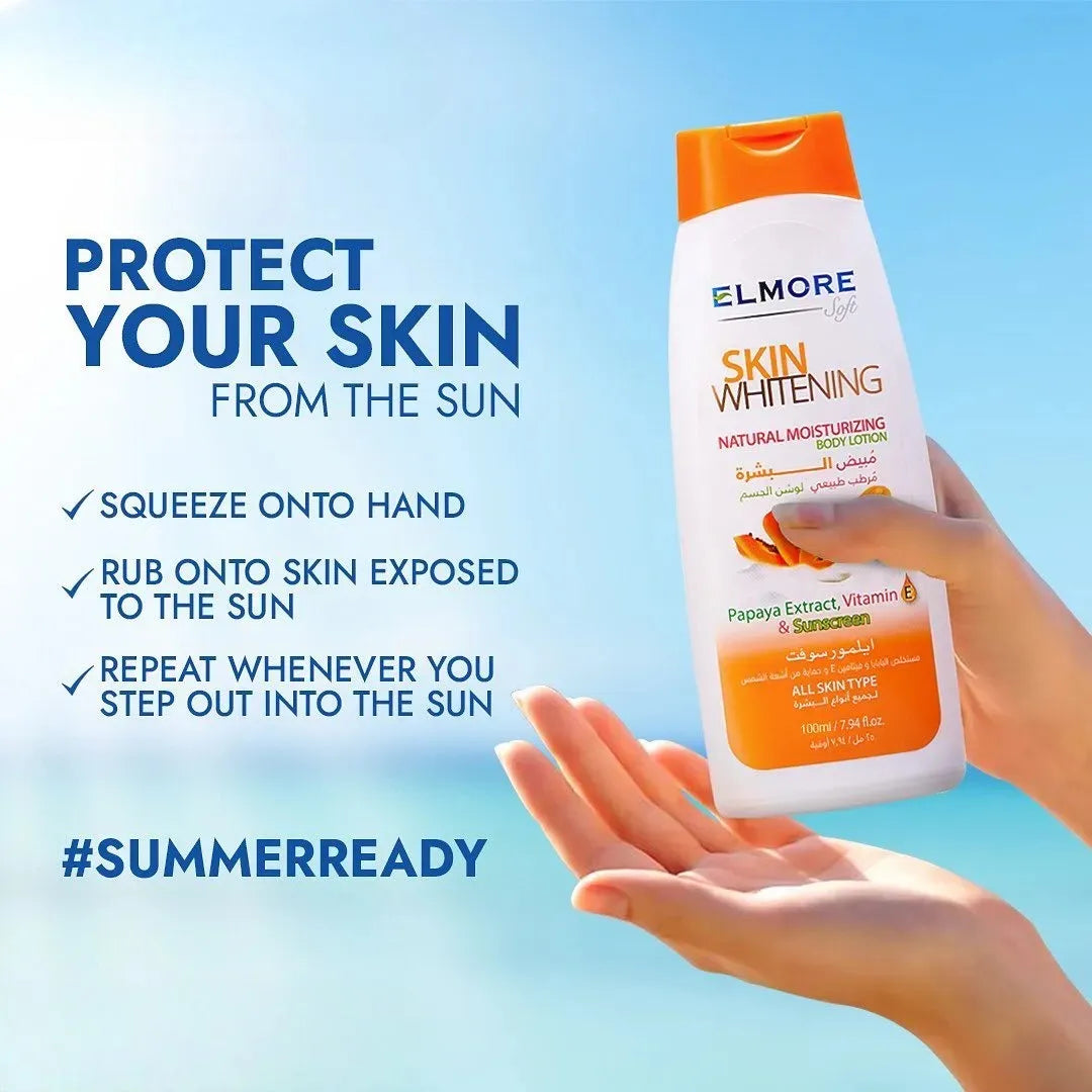 Elmore Papaya Skin Whitening Body Lotion- 250ml Elmore