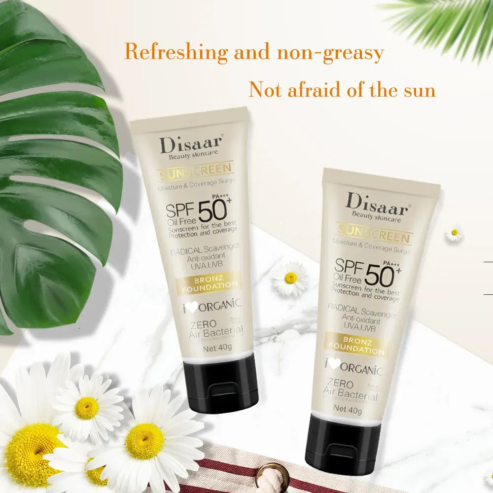 Disaar Sunscreen Bronz Foundation SPF 50 Oil-Free – 40g DISAAR