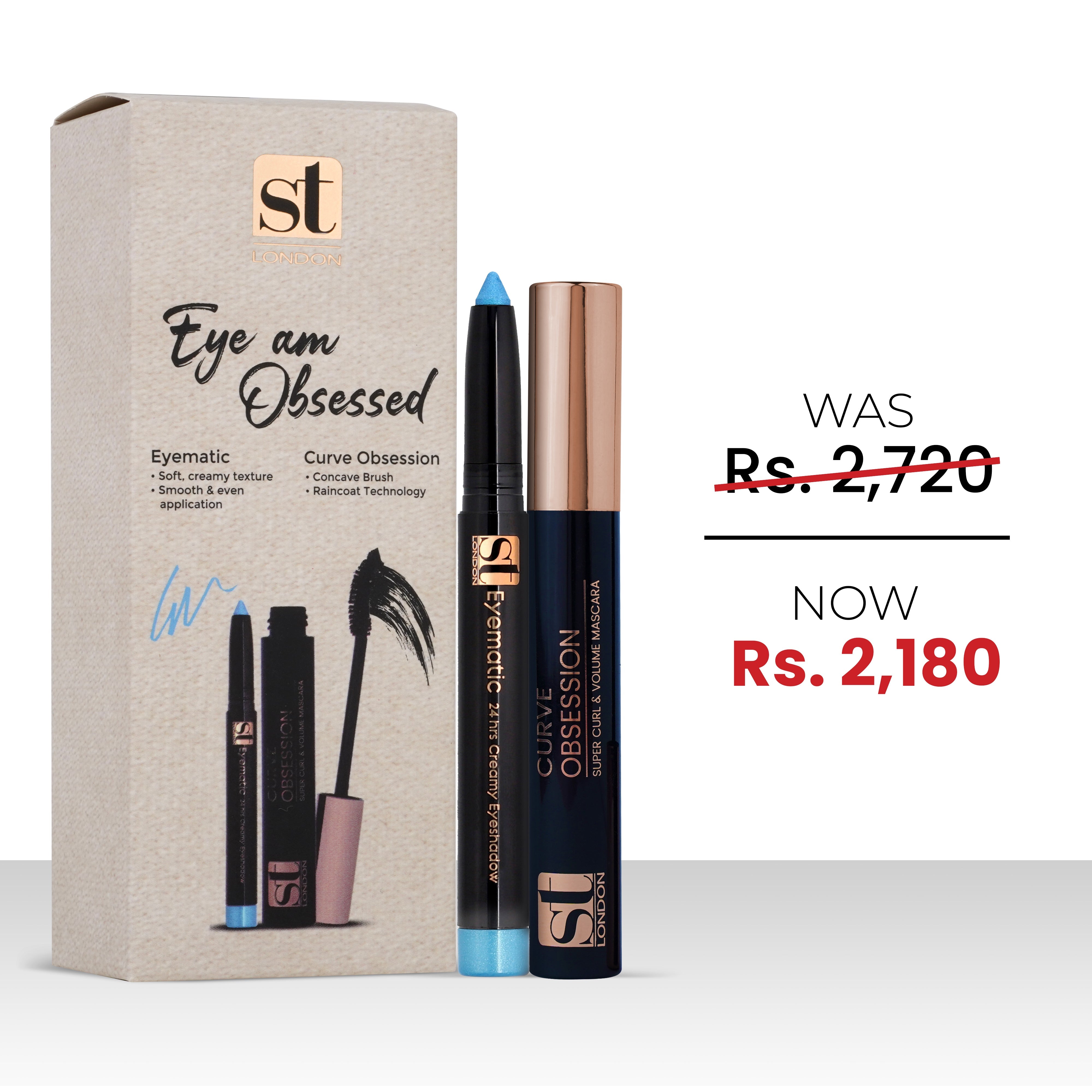 ST London - Eye Am Obsessed (Curve Mascara + Eyematic Bundle) cosmia.pk