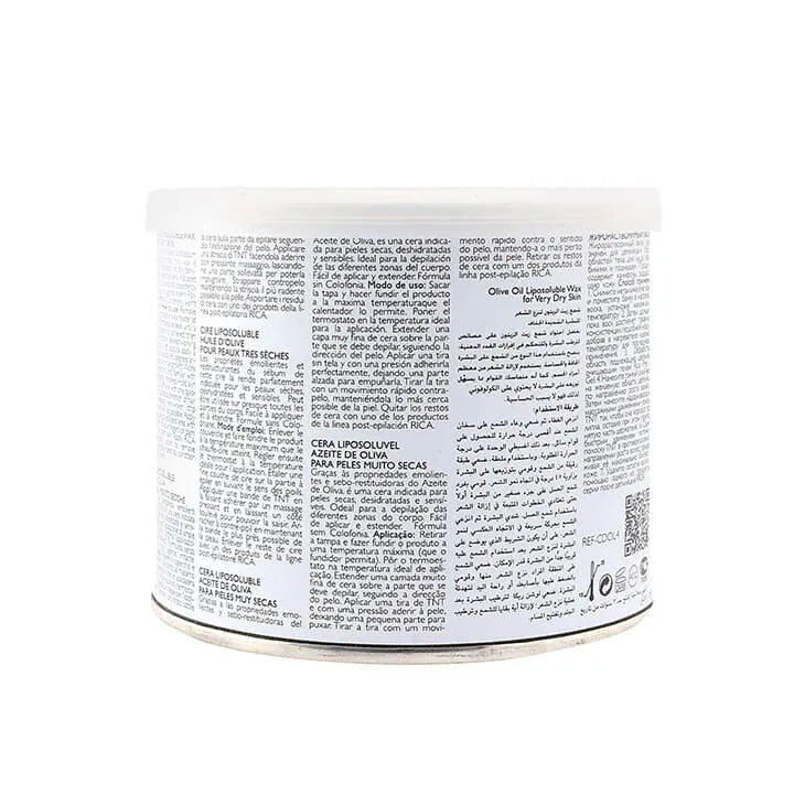 Rica Olive Oil Dry Skin Liposoluble Wax 400g rica