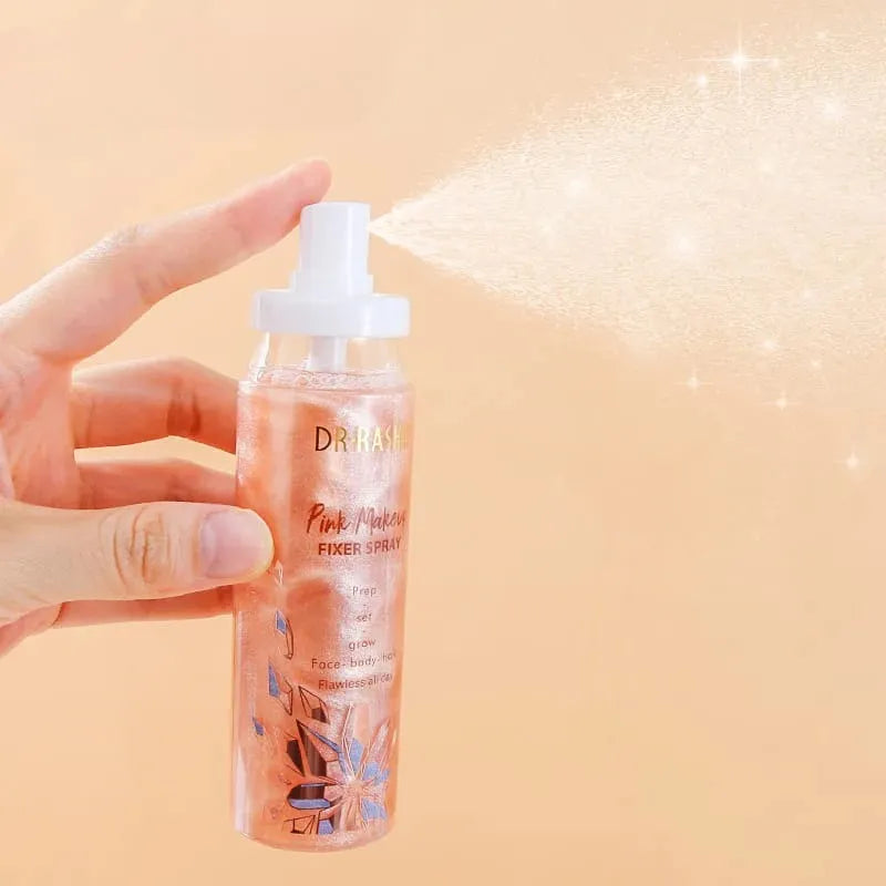 Dr.Rashel Lightweight & Moisturizing Pink Makeup Fixer Spray - 100ml DR.Rashel