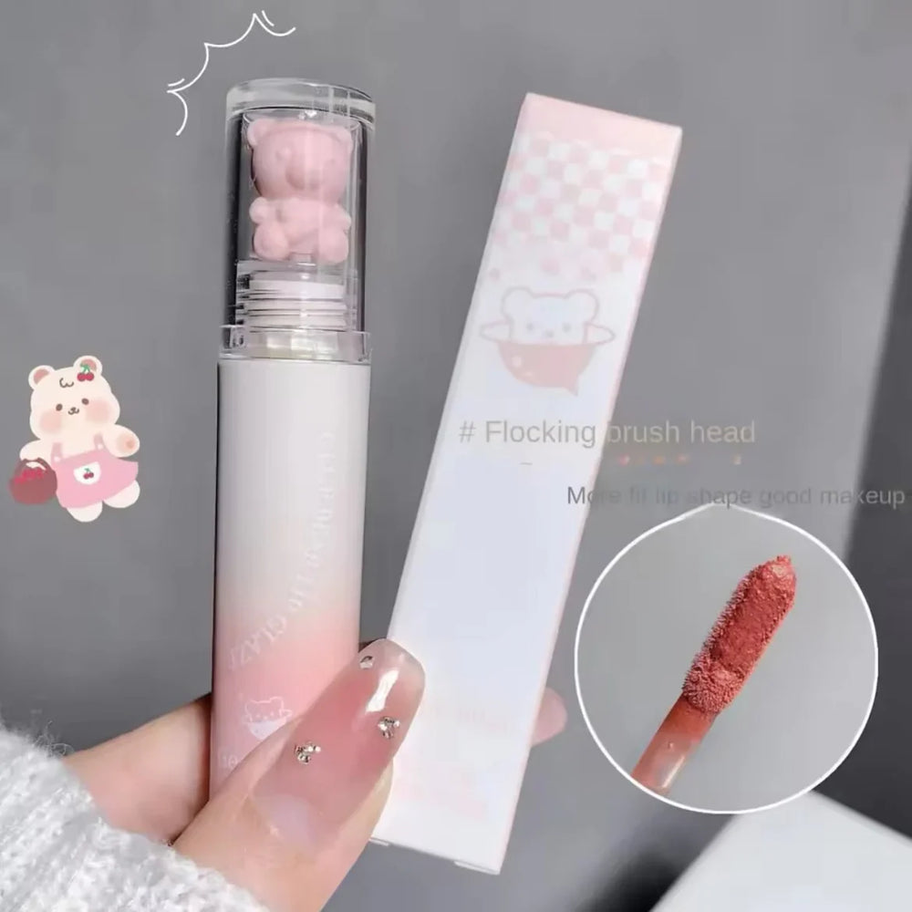 Gege Bear - Cartoon Matte Lip Gloss - 6 Pcs Set Gege Bear