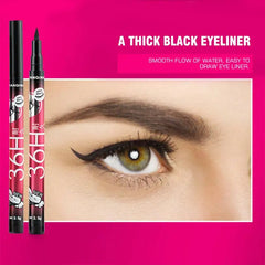 36H Longlasting Curl Waterproof Mascara With Sketch Eyeliner 36H