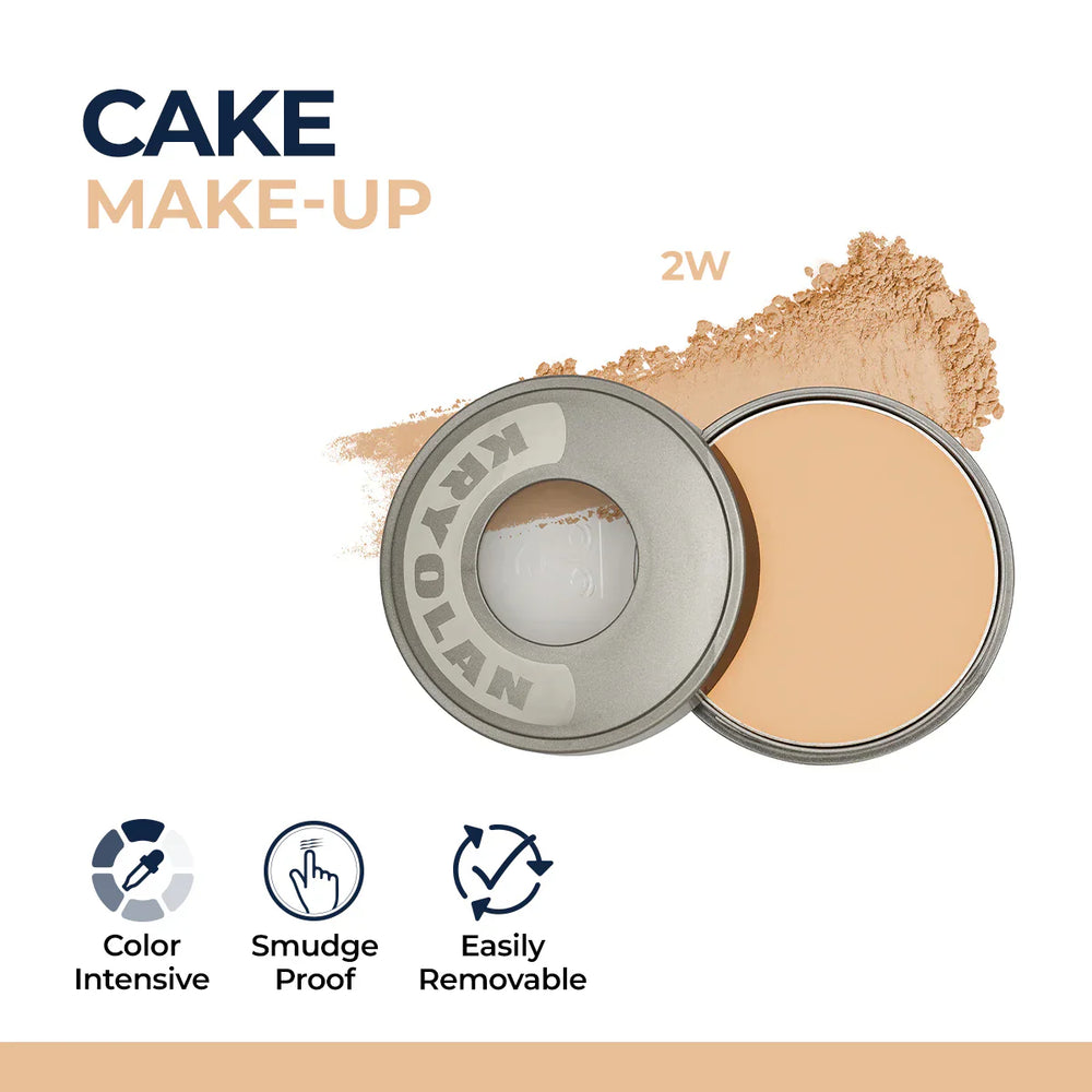 Kryolan Cake Makeup Wet and Dry Foundation and Face Powder Kryolan
