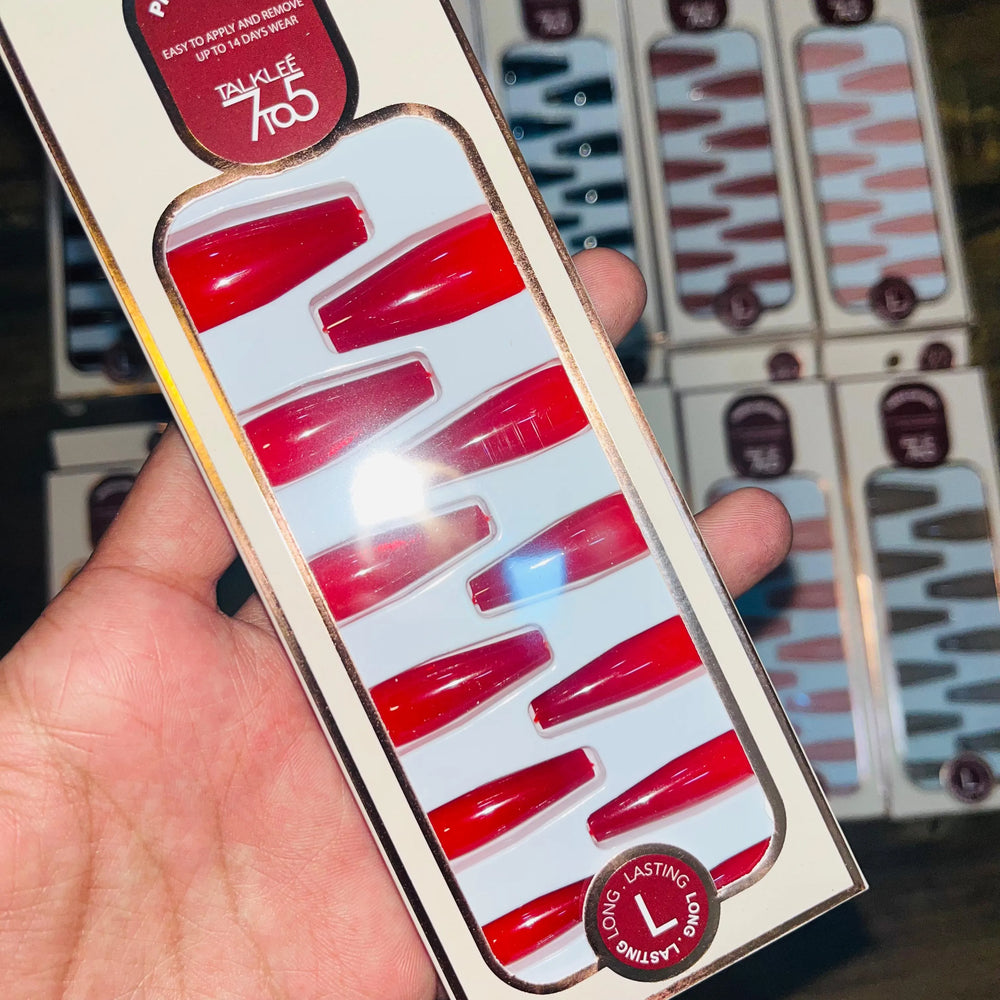 7To5 Talklee Stylish Artifical Nails With Free Stickers Talklee