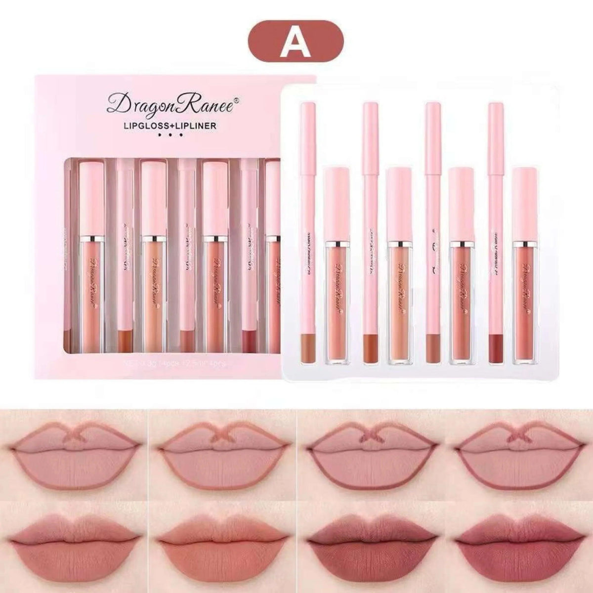 Dragon Ranee  Matte Lipgloss + Lip linnet Dragon Ranee