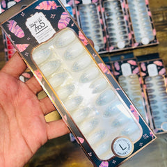 7To5 Talklee Shiny Artifical Nails With Free Stickers Talklee