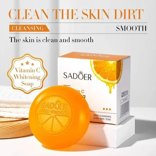 Sadoer Vitamin C Brightening Whitening Soap Bar 100g Sadoer