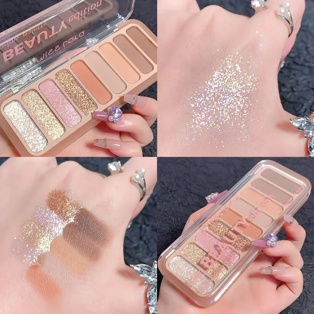 Miss Lara 9-color Blush Highlighter Eyeshadow Palette Miss Lara