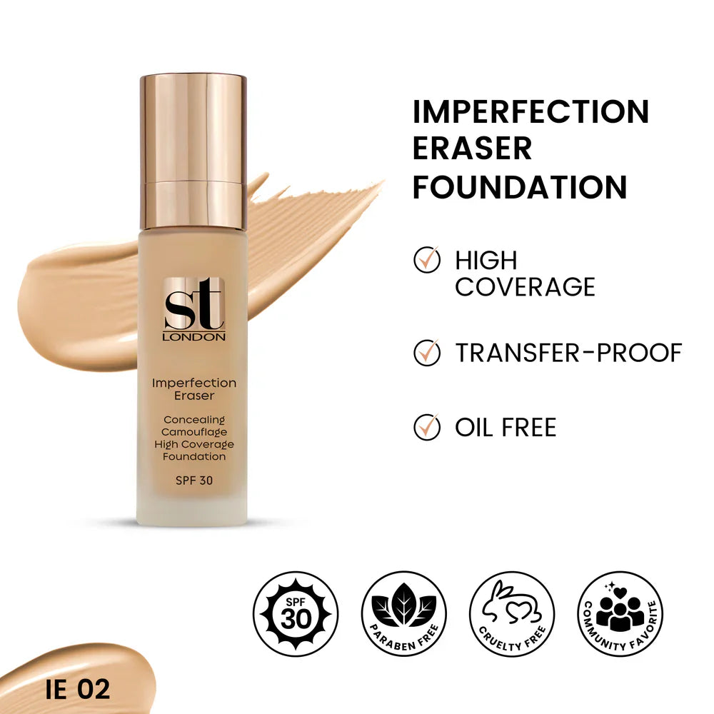 ST London Imperfection Eraser Concealing Foundation, SPF 30 ST London