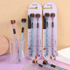 Three Side Toothbrush Pack of 2 Cosmia.pk