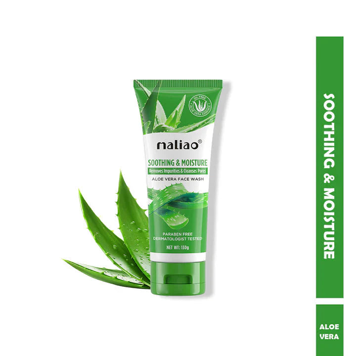 Maliao Soothing Aloe Vera Face Wash -130g Maliao