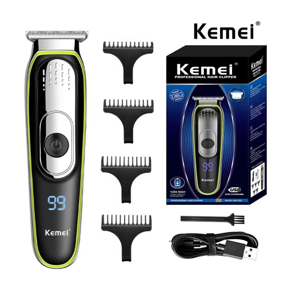 Kemei KM-1257 Hair Cut Machine Beard Trimmer Kemei