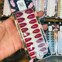 7To5 Talklee Matte Artifical Nails With Free Stickers Talklee