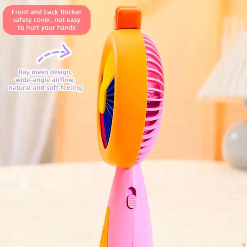 Portable Light Charging Fan C-TYPE Charging HQ66-23B Cosmia.pk