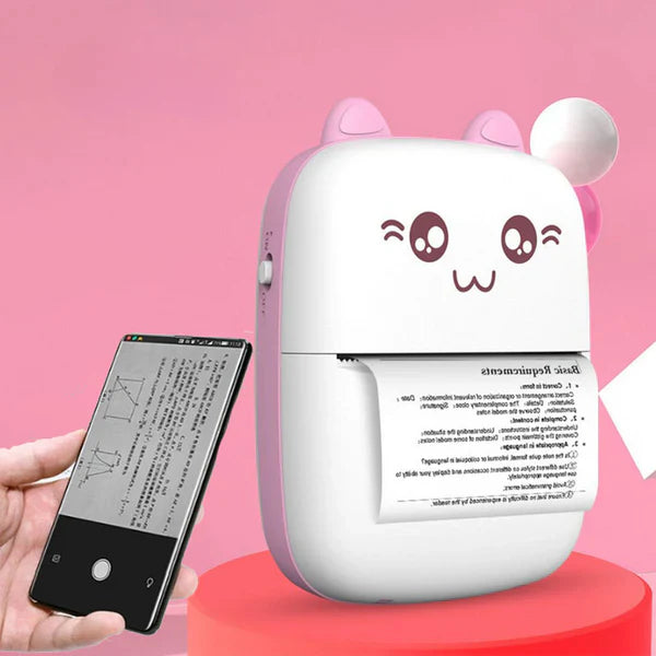 MINI PRINTER Adhesive Small Portable Bluetooth Printer Cosmia.pk