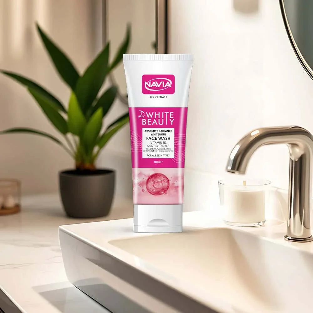 Navia White Beauty Face Wash - 100ml Navia