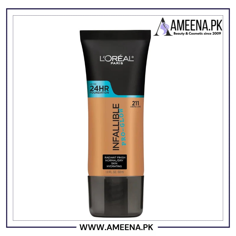 L'Oreal Paris Makeup Infallible Up to 24HR Pro-Glow Foundation Loreal Paris