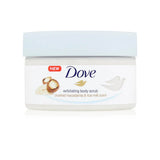 Dove Crushed Macadamia & Rice Milk Body Scrub - 225ml
