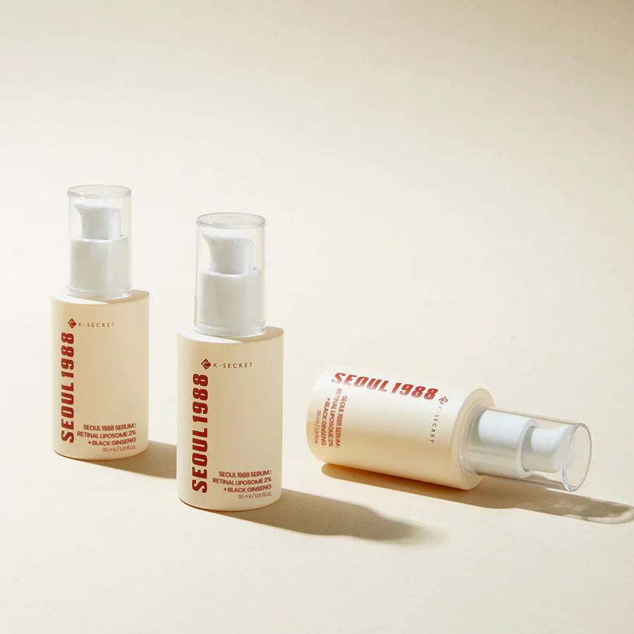 KSecret - Seoul 1988 Serum: Retinal Liposome 2% + Black Ginseng - 30ml K-Secret
