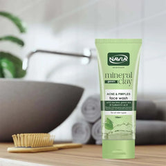 Navia Mineral Clay Face Wash - 100ml Navia