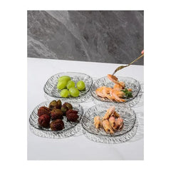 Luxury White Acrylic Plate Set – 8 Pcs Cosmia.pk