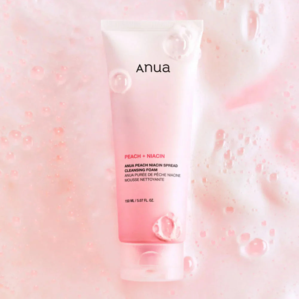 Anua Peach Niacin Spread Cleansing Foam 150ml Anua