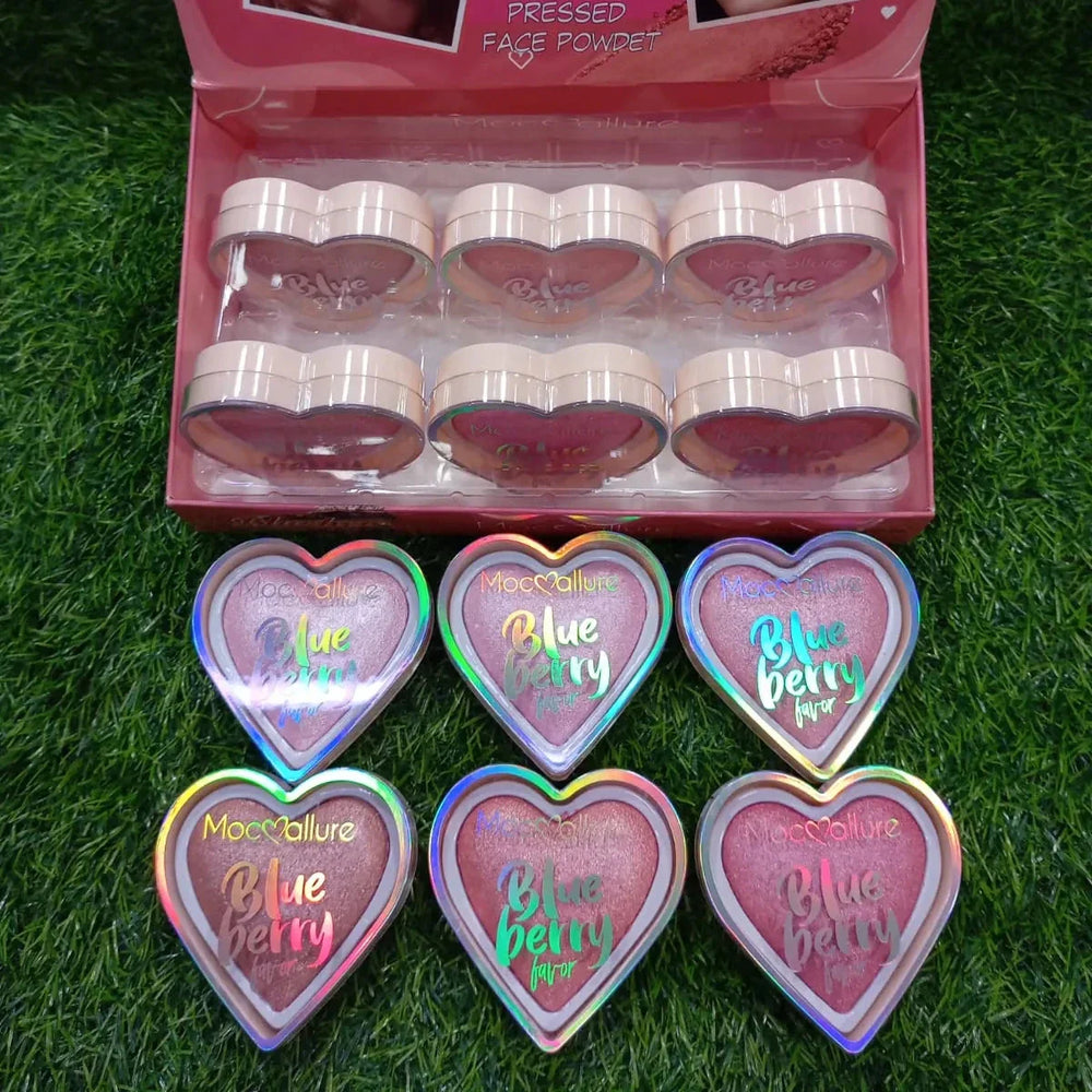 Mocallure blue berry highlighter (6 Pcs) Set Mocallure