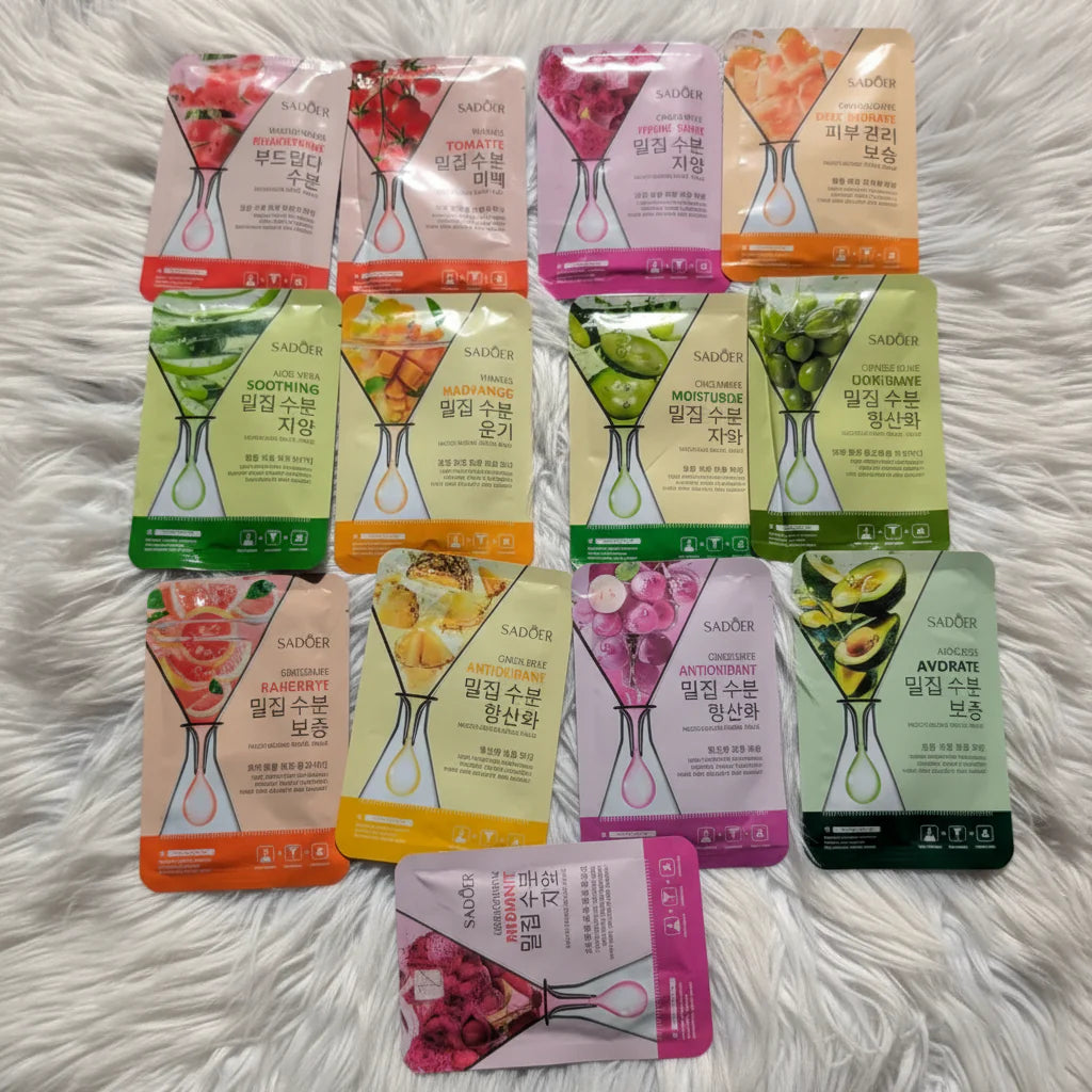 Sadoer Facial Fruit Mask Pack of 13 Sadoer