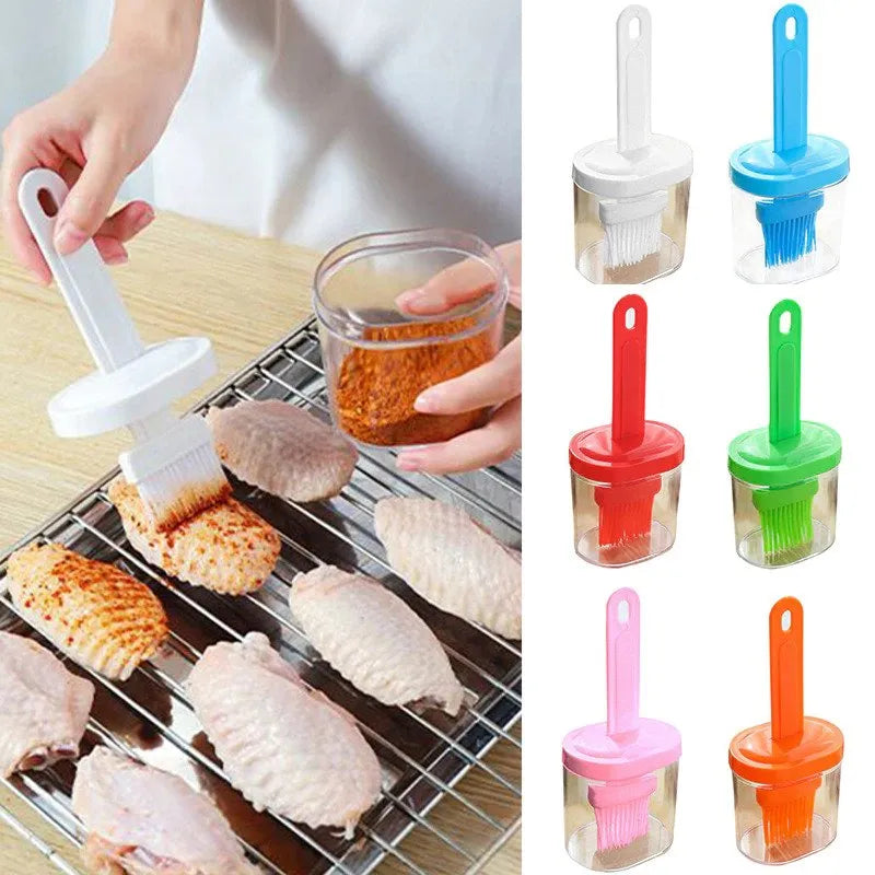Silicone Oil Brush Bottle with Brush Oil Dispenser Cosmia.pk