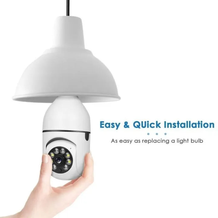 360 Degree Wireless Wifi Light Bulb Security Camera Cosmia.pk