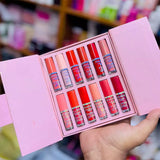 Mocallure Matte Mini Lipgloss - 12 Pcs