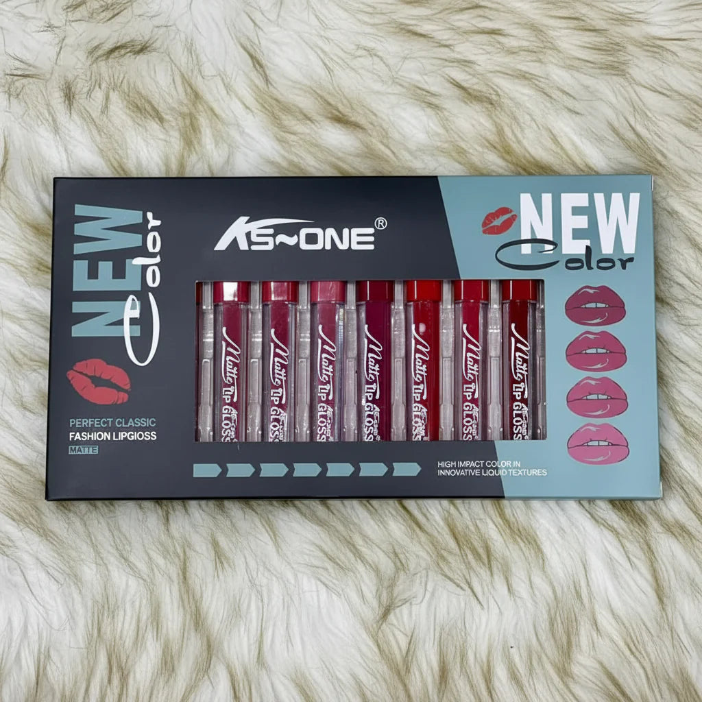 Ks-One New Color Perfect Classic Fashion Lipgloss- Pack of 12 KS-ONE