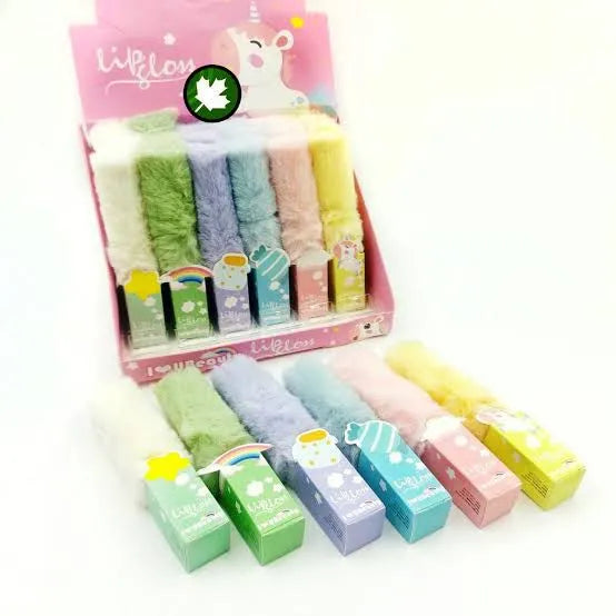 Cute Fur Lip Gloss Each Cosmia.pk