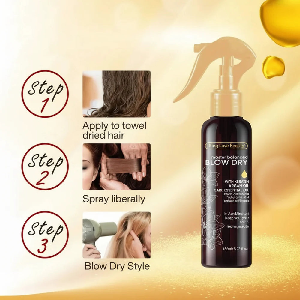 King Love Beauty Master Balanced Blow Dry spray - 150ml King Love