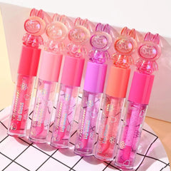 Hudamoji Radiant lip glosses with rabbit-shaped tops Huda Moji