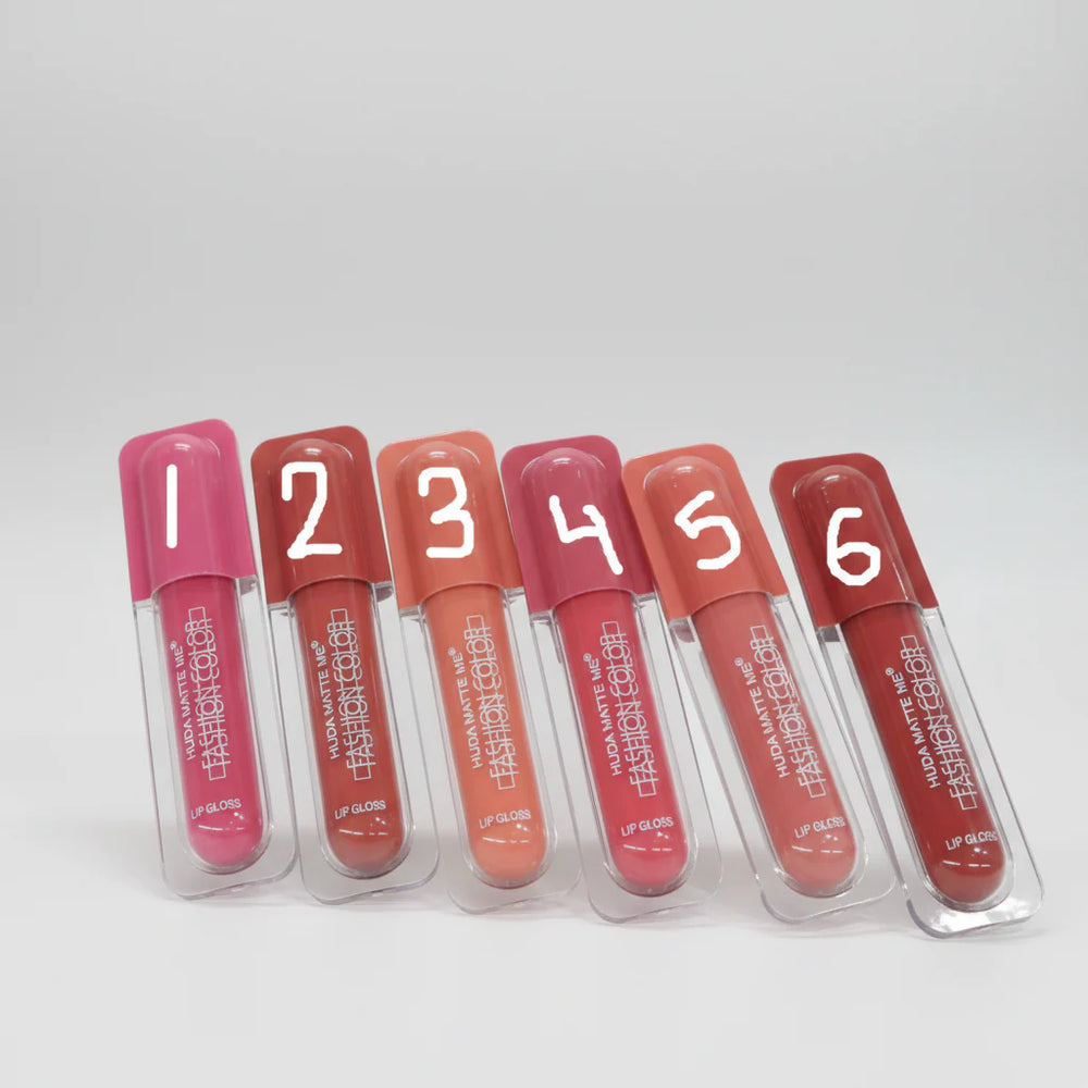 Huda Matte Me Fashion Color Waterproof Long Lasting Charm Lip Gloss Huda Matte Me