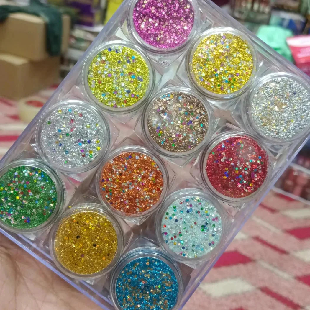 2 in 1 Double Shade Glitter eyeshadow Cosmia.pk