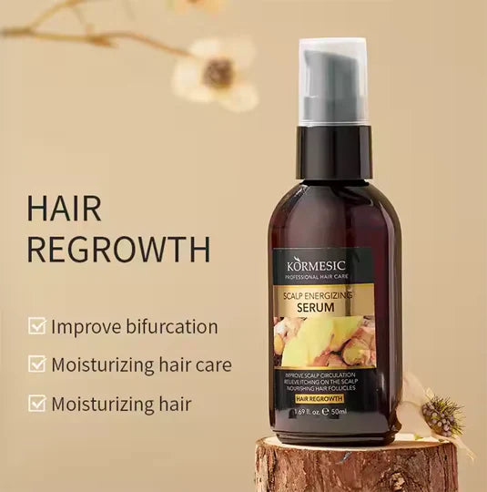 KORMESIC Refreshing Moisturizing Nourishing ginger hair grow Serum 50ml KORMESIC