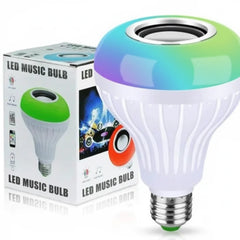 Smart LED RGB Bluetooth Speaker Bulb 12W E27 Multi Color Changing Cosmia.pk
