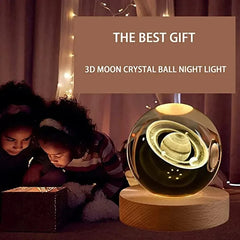 Glowing Crystal Ball Night Lamp Cosmia.pk