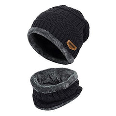 Winter Beanie Hat Cap Neck Warmer Scarf Set Cosmia.pk